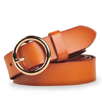 New arrival wholesale price lady belts fashion cowhide fabric leather belts women