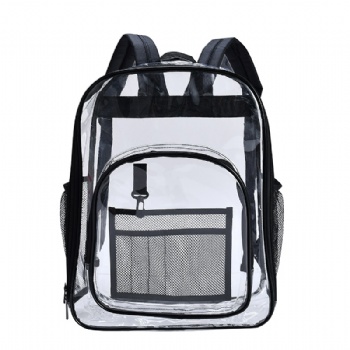 Hot sale transparent backpack handbag cheap price wholsale girls backpack made in china