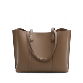 Handmade ladies leather handbags lunch tote bag wholesale