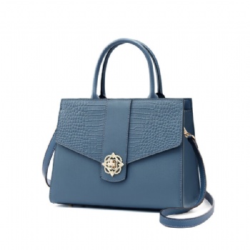 2023 new arrival moda handbags croco wholesale cow leather bag  for lady
