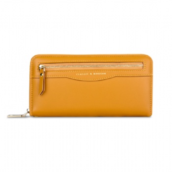 6 inch long women lady wallet for cell phone best price pu leather zipper wallet factory